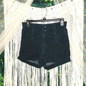 SPY High Wasit Jean Shorts